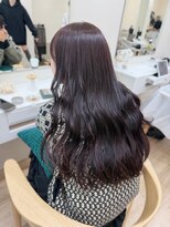 セイドット リー(Say. Ree)&nbsp;Say.ローズブラウンダークレッドコーラルオレンジロングレイヤー