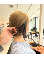 フー(feu)&nbsp;明るめベージュ×インナーブラック