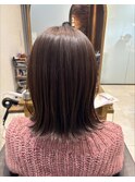 大人切りっぱなしボブ