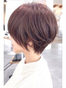 グランデュール 東静岡池田店(GRANDEUR) 大人ショートボブショートカット顔周りレイヤーカットミニボブ