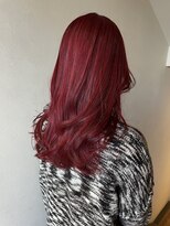 アコット(Acotto.)&nbsp;ブリーチありのワインレッド、ボルドーカラー