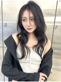 ダークグレージュ×レイヤーカット
