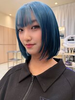 ヘアメイク アージュ 大野城 下大利店(HAIR MAKE age)&nbsp;ブルーカラー