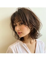 オプトゥニール(obtenir)&nbsp;大人の柔らかレイヤーボブ