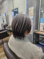 カットウェルズ ラブコオリヤマ 郡山店(Cut Well's Love Koriyama) ダークパープル/ナチュラルショート/ミルクブラウン/夏/郡山