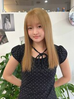 アロハナ 津店(ALOHANA) ミルクティーベージュ/艶ストレート/ブリーチ/透明感/春カラー