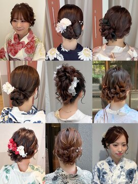 スイ(sui) 浴衣アップヘアまとめ