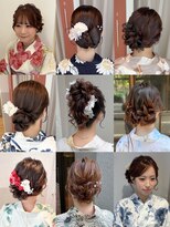 スイ(sui) 浴衣アップヘアまとめ