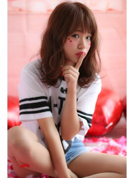 マーリャヘアー(mallia hair) 小顔色っぽふんわりミディｂｙ塚本あつし