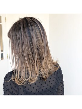 レイズ 立川(RAYS) 【RAYS/金本】グラデーションハイライト×スモーキーベージュ-k8