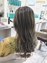 アッシュ 大宮店(Ash)&nbsp;ミルクティーベージュ×ケアブリーチバレイヤージュ☆