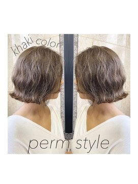 シエナ 渋谷(Siena) siena オリーブベージュ×ゆるふわパーマ