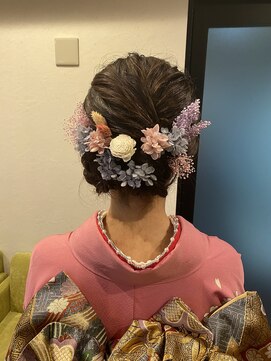 ザブックハンドサロン(The book hand salon) 振袖ヘアアレンジ♪