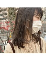 ツイギー 宮西店(TWiGGY)&nbsp;透け感のあるミディアムレイヤー