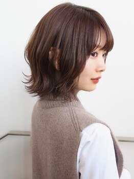 ラフェルヘアー(Rafel hair)の写真/同料金でグレイカラーもOK◎ブラウン以外のカラーも豊富に取り揃えているのでおしゃれも自由自在♪