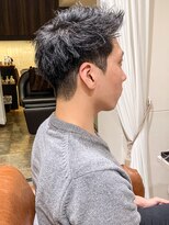 フレームプラス 御堂筋難波店(FRAME +)&nbsp;ソフトツーブロックアップバング束感カットジェットモヒカン