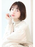 韓国風重めボブ