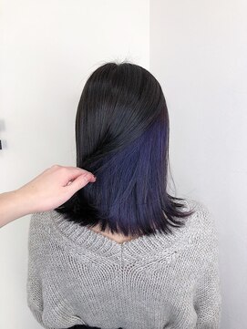 リベルテ 新宿(Liberte) ラベンダーアッシュ×インナーカラー