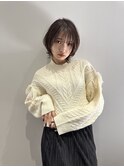 シルキーベージュ×グレージュカラー【髪質改善/縮毛矯正】