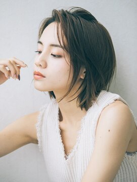 エルメ なんばマルイ(HELME) #ボブフル#切りっぱなしボブ#ショコラベージュ