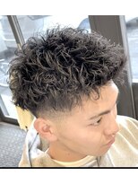 ヘアーショップケイ(HAIR SHOP K.)&nbsp;フェード×ラフカールパーマ