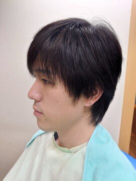 ヘアーカットデザインサロン スマッシュ 田町店(Hair cut design salon Smash) ウルフスタイルサーフスタイル ショート ビジネスマン 学生 黒髪