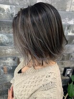 ライフ 忍ケ丘店(Lyfe)&nbsp;アッシュベージュボブ_大人ガーリーチョコレートプリカール_277