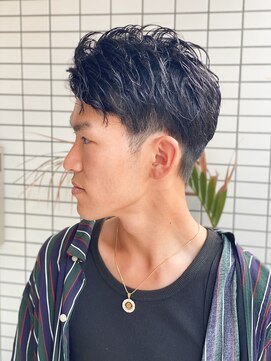 スウェル 船橋店(Swell) ハイライト/マッシュパーマ/束感/波巻き/メンズ