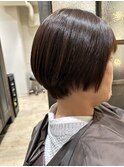 ドライで決まるショートボブ