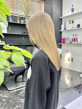 チュダック(ChuDuck) 韓国風《ミルクティー》ハイトーン/ケアブリーチ/ダブルカラー