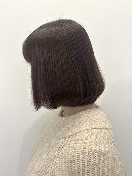 ゼンドットカラスマ(Zen.karasuma) ボブ×ベージュ20代30代40代