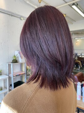 オーパスアミカ(OPUS AMICA) /ローレイヤー×ワインレッドカラー