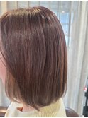 20代30代大人可愛いイヤリングカラー耳掛けボブヘアー赤み消し