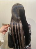 パールホワイトインナーカラー　zina タナカユウタ