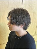 波巻きスパイラルパーマツイストスパイラルパーマシャドウパーマ