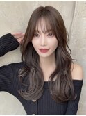 大人かわいいロングスタイル
