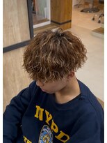 メンズギフト(men's GIFT)&nbsp;刈り上げツーブロックツイストスパイラルパーマメンズマッシュ