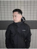 オールバックパーマ