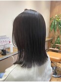 ダブルカラーミルクティーベージュカラーブルーブラックブリーチ