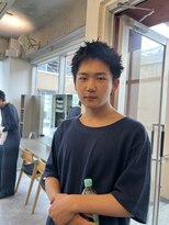 バイフィフス 原宿/表参道(by fifth)&nbsp;スパイキーショートベリーショートピンパーマスパイラルパーマ