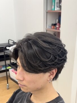 ビカムメンズヘアー 栄店(become men's hair) 毛流れパーマ/縮毛矯正/名古屋/栄/メンズ