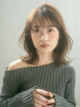 エミュ 表参道 青山(emu) 【emu井上信洋】丸みレイヤーで大人くびれミディアム【エミュ】