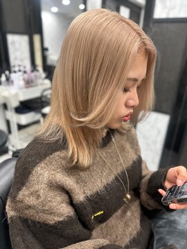 ピリオド 蒲田(Period.) 髪質改善/ベージュカラー/ブリーチカラー/蒲田/近藤