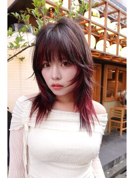 ネルケ 立川(nelke) ハッシュカット/ボブ/立川/レイヤーカット/デザインカラー