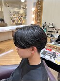 センターパート×ニュアンスパーマ☆