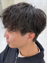 ニコ トウキョウ ヨコハマ(nico)&nbsp;シャドウパーマメンズメッシュメンズパーマ波巻きパーマ韓国ヘア