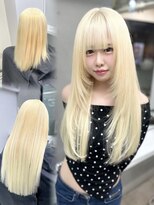 ディア(.eer)&nbsp;抜きっぱなしブロンド×シールエクステ/羽エクステ