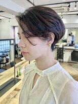 ファイブシーン アオヤマ(5SCENE AOYAMA) 大人の前髪長め丸みショートヘア