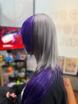 ヲタクに美容室は難しい。&nbsp;ウルフレイヤー☆シルバー&パープル☆