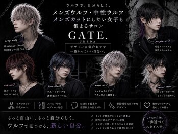ゲート(GATE.)の写真/梅田で叶えるトレンドを抑えたメンズヘア
